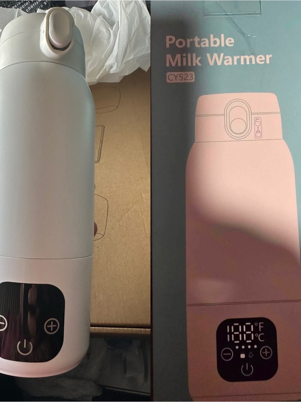 Amazon Portable Milk Warmer - White